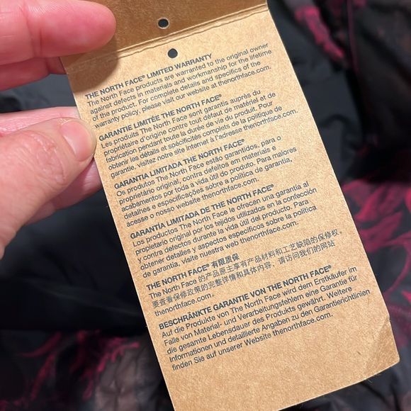 The North Face Tanager Womens Anorak Jacket 
Roxbury Pink Halftone Floral Print - Picture 6 of 6